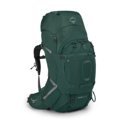 Osprey Aether Plus 70 liter stor och rymlig vandringsryggsäck.