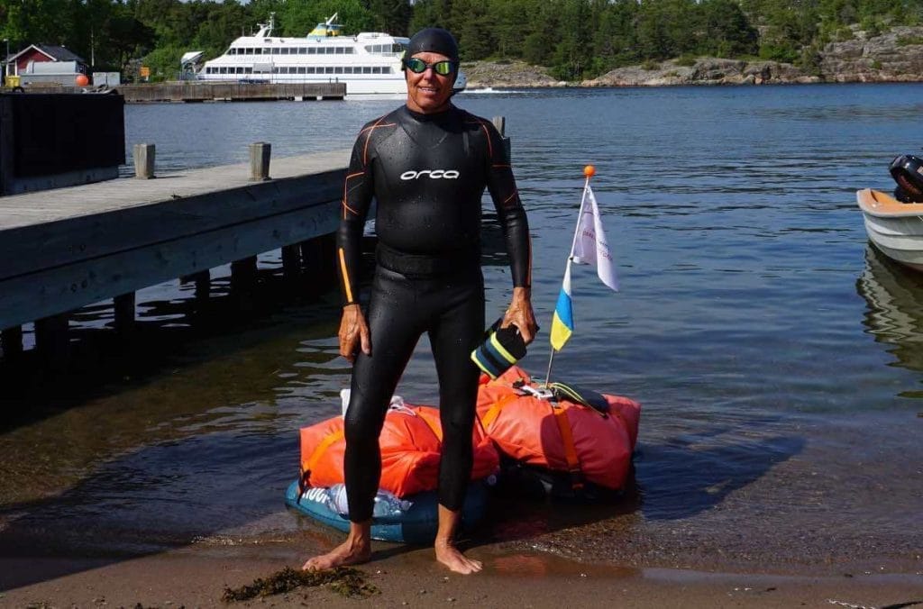 Jari Cennet Tammi - världsrekord i unsupported swimming?