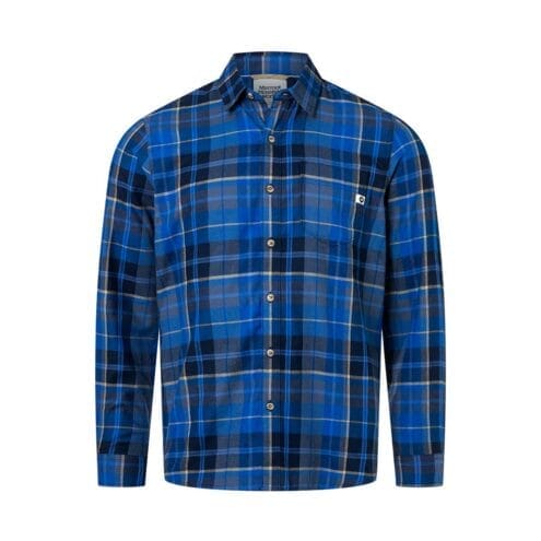Blå flanellskjorta från Marmot Anderson Lightweight.