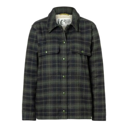 Flanellskjorta från Marmot Ridgefield Heavyweight Sherpa i dammodell.