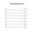 Storleksguide Tretorn Scout S