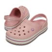 Bekväma tofflor från Crocs Crocband Clog i färgen rosa
