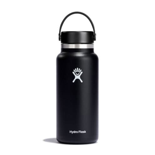 Hydro Flask Hydration Wide Mouth Flex flaska 32oz i färgen svart