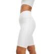 Kay Bike Tights i färgen white från sidan på modell