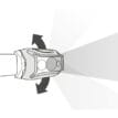 Visar ljuset på PETZL actik stark pannlampa