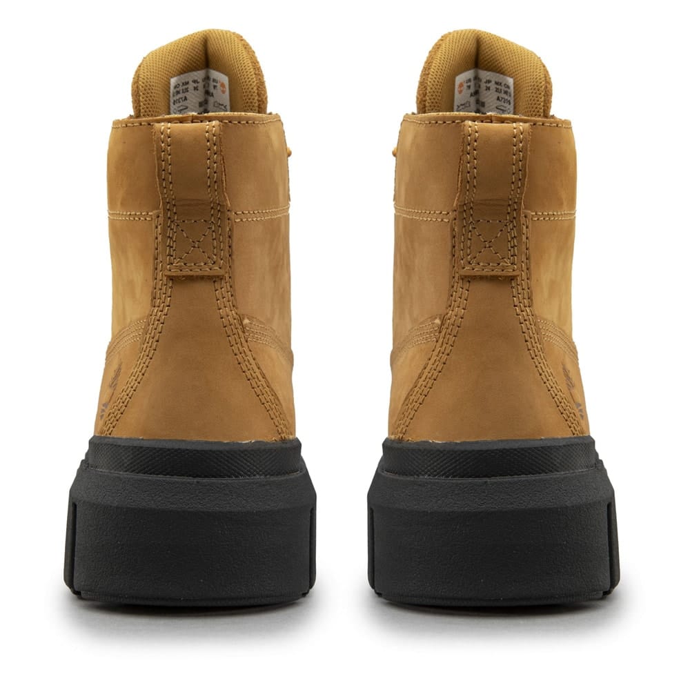 Baksida häl på Timberland Greyfield läderkängor (dam)