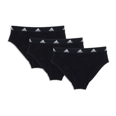 Ett tre-pack med Ett par snabbtorkande, bekväma Adidas Bikinitrosa 3-pack (dam)