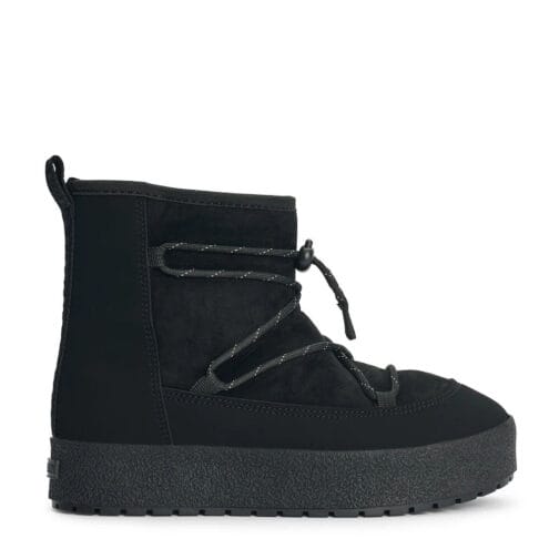 Ett par stilrena och varma Tretorn Aspa Hybrid Low kängor (dam) i färgen black