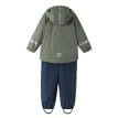 baksida av Reima Tihku Rain Outfit regnställ (barn)