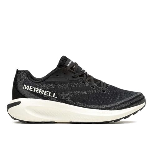 en snygg och stötdämpande Merrell Morphlite löparsko (herr) i färgen black/white