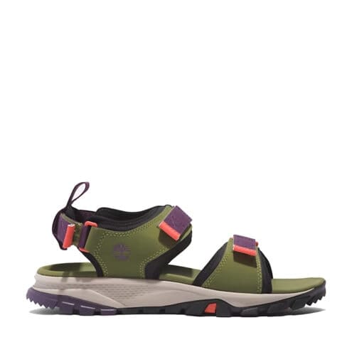 Bekväma och stilrena Timberland Lincoln Peak 2 Strap Sandal (dam) - i grönt