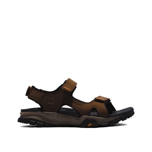 ergonomiska och sköna Timberland Lincoln Peak 2 Strap Sandal (herr) i färgen cacao