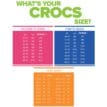 generell storleksguide till Crocs