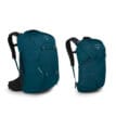 Osprey Fairview 55 vandringsryggsäck tillsammans med daypack i färgen night jungle