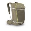 Osprey Soelden 32 skidryggsäck (unisex) snett framifrån i färgen olive tan