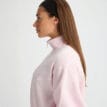 Röhnisch Soft Sweat Half Zip sweatshirt (dam) på en modell i profil