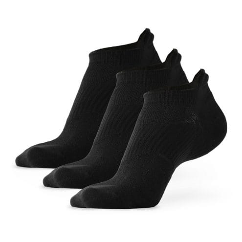 Löparstrumpor 3-pack (unisex) i svart