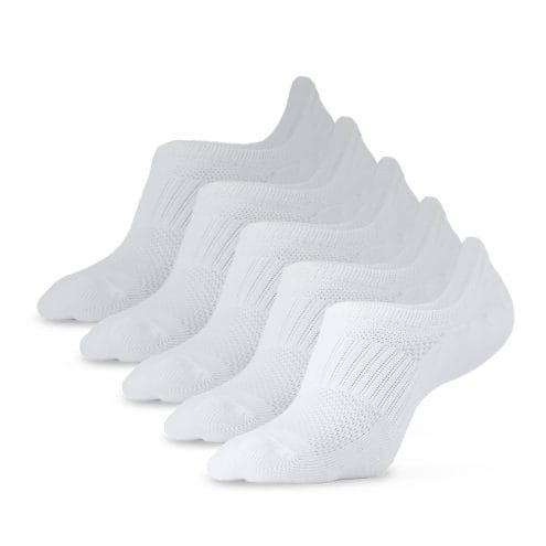 Vardagsstrumpor låga 5-pack (unisex) i vitt