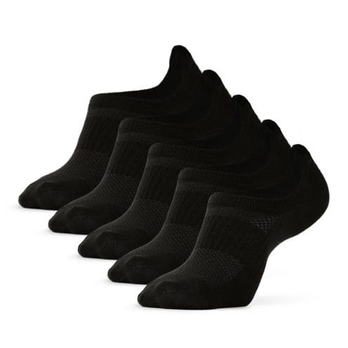 Vardagsstrumpor låga 5-pack (unisex) i svart
