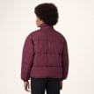 baksida av Fila Cimone relaxed puffer jacket vinterjacka (dam) på en modell