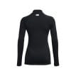 baksida av Under Armour UA Coldgear Authentics Mockneck träningströja (dam)