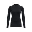 Under Armour UA Coldgear Authentics Mockneck träningströja (dam) i svart