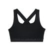 svart Under Armour Cross Back Mid Bra sport-bh (dam)