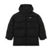 Fila Alba relaxed mid hooded puffer vinterjacka (dam) i svart