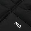 detaljer på Fila Alba relaxed mid hooded puffer vinterjacka (dam)
