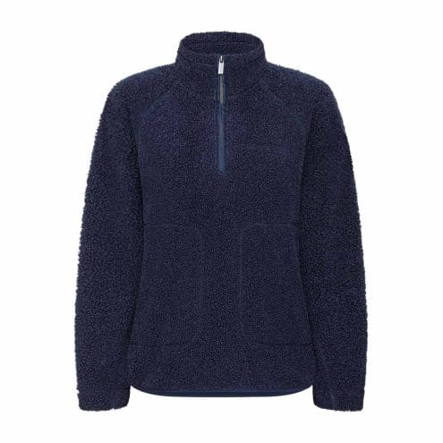 Röhnisch Cloud Pile Anorak pilejacka (dam)i färgen indigo