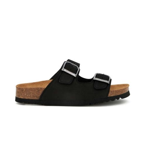 Scholl Malaren low sandaler (dam) i en svart färg